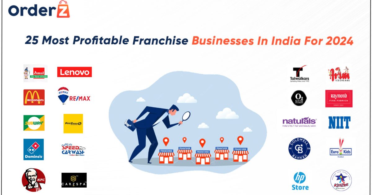 25 Most Profitable Franchise Businesses in India for 2024 OrderZ